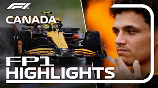 FP1 Highlights  2024 Canadian Grand Prix [upl. by Mailliwnhoj]