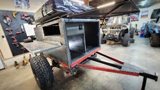 Budget Harbor Freight Overland Trailer Episode 4 Extra Strength Has Its Costs Weight [upl. by Ynneb]