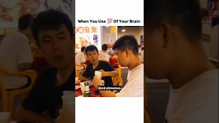 Always Use Your Brain 😂🙌 shorts trending funny memes viralvideo [upl. by Moth]