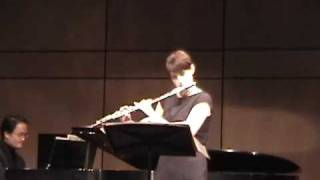 Nina Perlove flute Poem by Charles Griffes excerpt LIVE [upl. by Barger399]