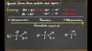 10 Unterschiedliche Stärke der Carbonsäuren  IEffekt [upl. by Ahsinut]