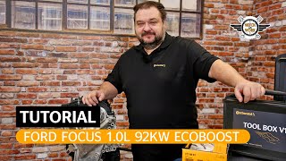 DE Anleitung Zahnriemenwechsel beim Ford 10l EcoBoost Motor  Watch and Work Tutorial [upl. by Olrac]