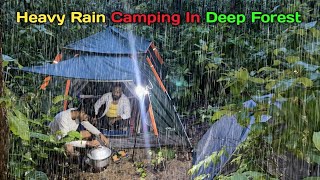 quotजंगल मे बनाया chicken चावल  Night Camping In Rain forest [upl. by Carol-Jean702]