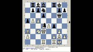 Huebner Robert vs Pesch Werner  Detmold Chess 1967 Germany [upl. by Ottillia579]