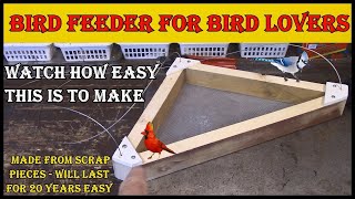 Best Bird Feeder For All Birds  So Easy To Make [upl. by Kyrstin]