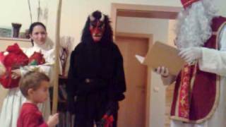 Gerald hat Besuch von Nikolaus Krampus und Engerl [upl. by Elburt]