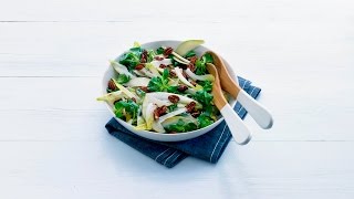 Endive Chicken and Pear Salad with blue cheese dressing – Savory [upl. by Simpson]