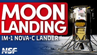 Nova C IM1 Lands on the Moon [upl. by Clintock]