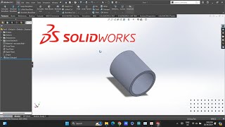 Solidwork cylinder drawing easy solidworks art [upl. by Jeralee]