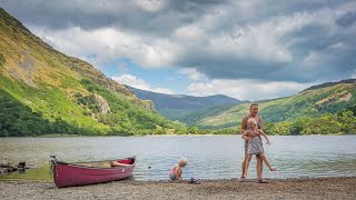 Llyn Gwynant Camping  Snowdonia North Wales 4K [upl. by Nuajed]