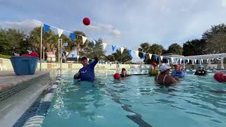 Serving in water volleyball [upl. by Asseral]