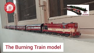 The Burning Train model HO Scale Nix Trains [upl. by Vanda64]