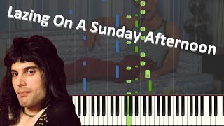 Queen  Lazing On A Sunday Afternoon PianoKaraoke FREE SHEET MUSIC IN DESC As Originally Played [upl. by Nonnel318]