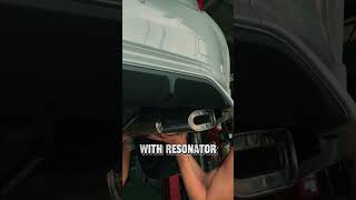 WITH RESONATOR VS WITHOUT RESONATOR KRacingMuffler fypシviralシ2024 fypシ [upl. by Airamasor344]