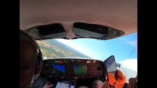 SEMLR DA42VI  Landing at Lezignan Corbiers LFMZ R26 VFR [upl. by Lokcin]