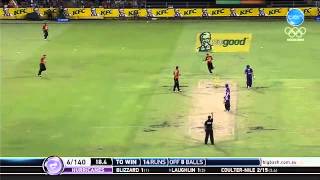 Scorchers v Hurricanes  CoulterNile gets Laughlin [upl. by Sladen581]