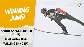 Home win for Andreas Wellinger  FIS Ski Jumping World Cup 2324 [upl. by Enrev]