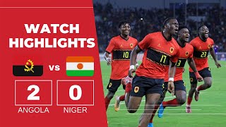 ANGOLA VS NIGER20AFCON QUALIFIERSGOALSampHIGHLIGHTS [upl. by Gabriele684]