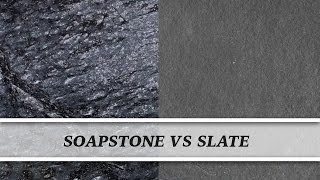 Soapstone vs Slate  Countertop Comparison [upl. by Nanreik]