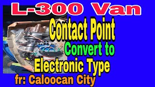 Mitsubishi L300 Van contact Point Convert to Electronic type 3 way Settings [upl. by Amity]