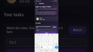 Layer 1 vs Layer 2  Part 2  Tapswap Code 09122024 [upl. by Adamec]