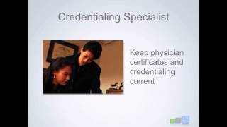 Credentialing Specialist Role amp Responsibilities [upl. by Stephania121]