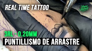 Puntillismo de Arrastre Estatua Tatuaje  Dot Shading TATTOO Hand  Whip Shading yo3rl [upl. by Gaal]