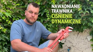 Nawadnianie trawnika  ciśnienie dynamiczne [upl. by Nannette908]