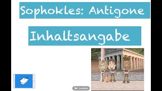 Antigone Inhaltsangabe in Szenen Sophokles [upl. by Hefter852]