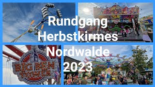 Rundgang  Herbstkirmes Nordwalde 2023 [upl. by Aicnom]