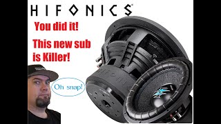 New Hifonics Subwoofer Review Brutus BRW10D4 Awesome subs [upl. by Ainesej]