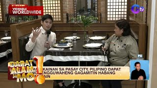 Isang kainan sa Pasay City may ‘Wikang Filipino only’ policy  Dapat Alam Mo [upl. by Aihsetal]