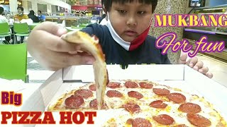 RidhobekamMukbangforfunpizza MUKBANG FOR FUN PIZZA LUCAS PASTARIA [upl. by Esinned467]