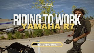 Riding My 2023 Yamaha R7 to Work  A Day in the Life of an AV Technician [upl. by Assenev]