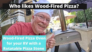 V5E6 WoodFired Pizza Oven for your RV [upl. by Nnaael]