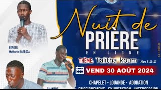 NUIT DE PRIERE EN LIGNE2eme partie quotTalitakoumquotMarc 54142 [upl. by Cecilio]