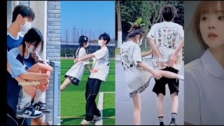 douyin tiktok compilationcute coupleschool coupletiktok china [upl. by Anot632]