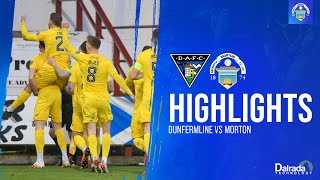 Dunfermline Athletic vs Greenock Morton  cinch Championship  Match Highlights [upl. by Gauntlett682]