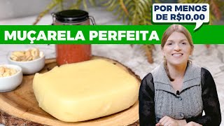 Aprenda a fazer seu Queijo Muçarela Caseiro sem leite por menos de R700 [upl. by Torrey]