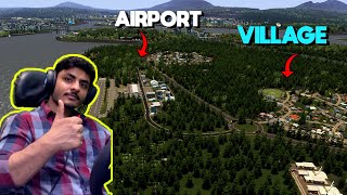 BUILDING AIRPORT IN THE MIDDLE OF FOREST CITY SKYLINES  GAMEPLAY Part 31 HINDI 2023 [upl. by Oigolue]