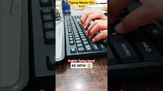 English Typing Test  Speed 45 WPM 🤯 Typing Master typing typingtest ARP0101 [upl. by Moe]