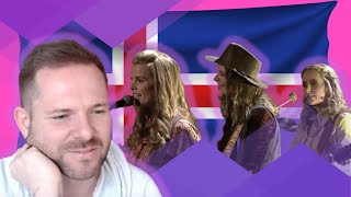 Sigga Beta amp Elín ‘Með hækkandi sól’ REACTION  Eurovision Iceland 2022 REACTION [upl. by Bergeron]