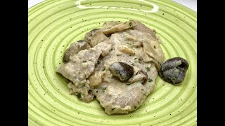 SCALOPPINE AI FUNGHI  Ricetta appetitosissima e pronta in pochissimi minuti [upl. by Anora]