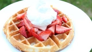 GlutenFree Belgian Waffles [upl. by Aliekat]