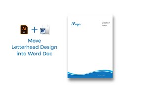 letterhead design illustrator to word doc [upl. by Zales997]