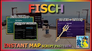 FISCH Script Pastebin 2024 AUTO FARM  INSTANT ALL MAP  INSTANT FISHING  TREASURE BEST TOP🏴‍☠️ [upl. by Heriberto]