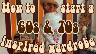 How to start a 60s amp 70s style wardrobe  dressing vintage  1960s amp 1970s fashion [upl. by Nart828]