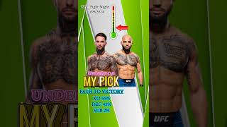 UFC Cody Garbrandt vs Miles Johns Quick Fight Pick [upl. by Rodenhouse]