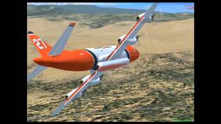 Aero Union P3s on the Vail Fire  an FSX Simulated Fire Movie [upl. by Eiliah839]