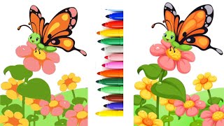 pencilart kidsdrawing butterfly drawing pencil drawing butterflysketche funnyart [upl. by Aneris]